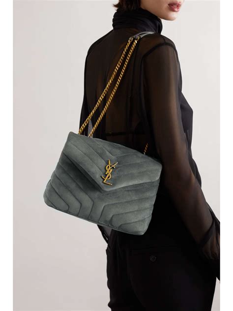 ysl loulou bag grey|ysl loulou suede bag.